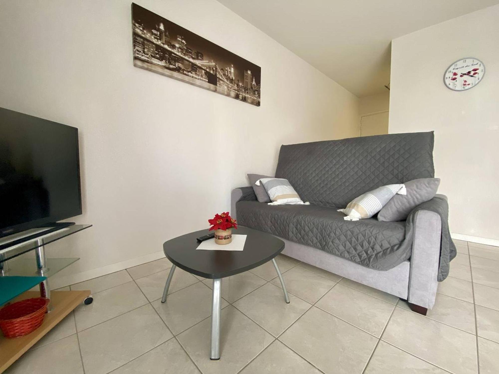 Appartement T2 Confortable Avec Terrasse, Proche Centre Ville Et Thermes, Cambo-Les-Bains - Fr-1-495-30 Luaran gambar